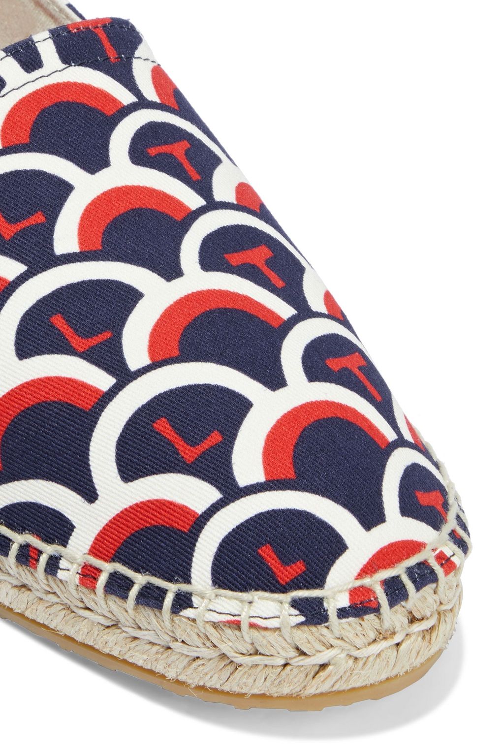 VALENTINO GARAVANI Printed twill espadrilles