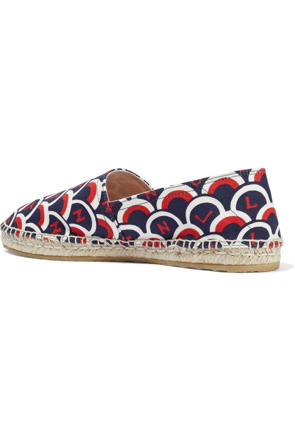 VALENTINO GARAVANI Printed twill espadrilles