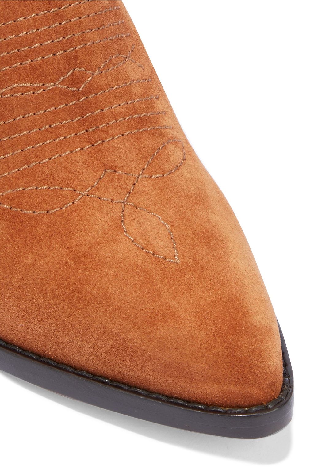 VALENTINO GARAVANI Rockstud buckled suede ankle boots