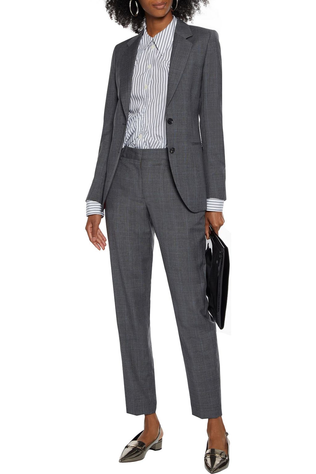 PAUL SMITH Prince of Wales checked wool slim-leg pants
