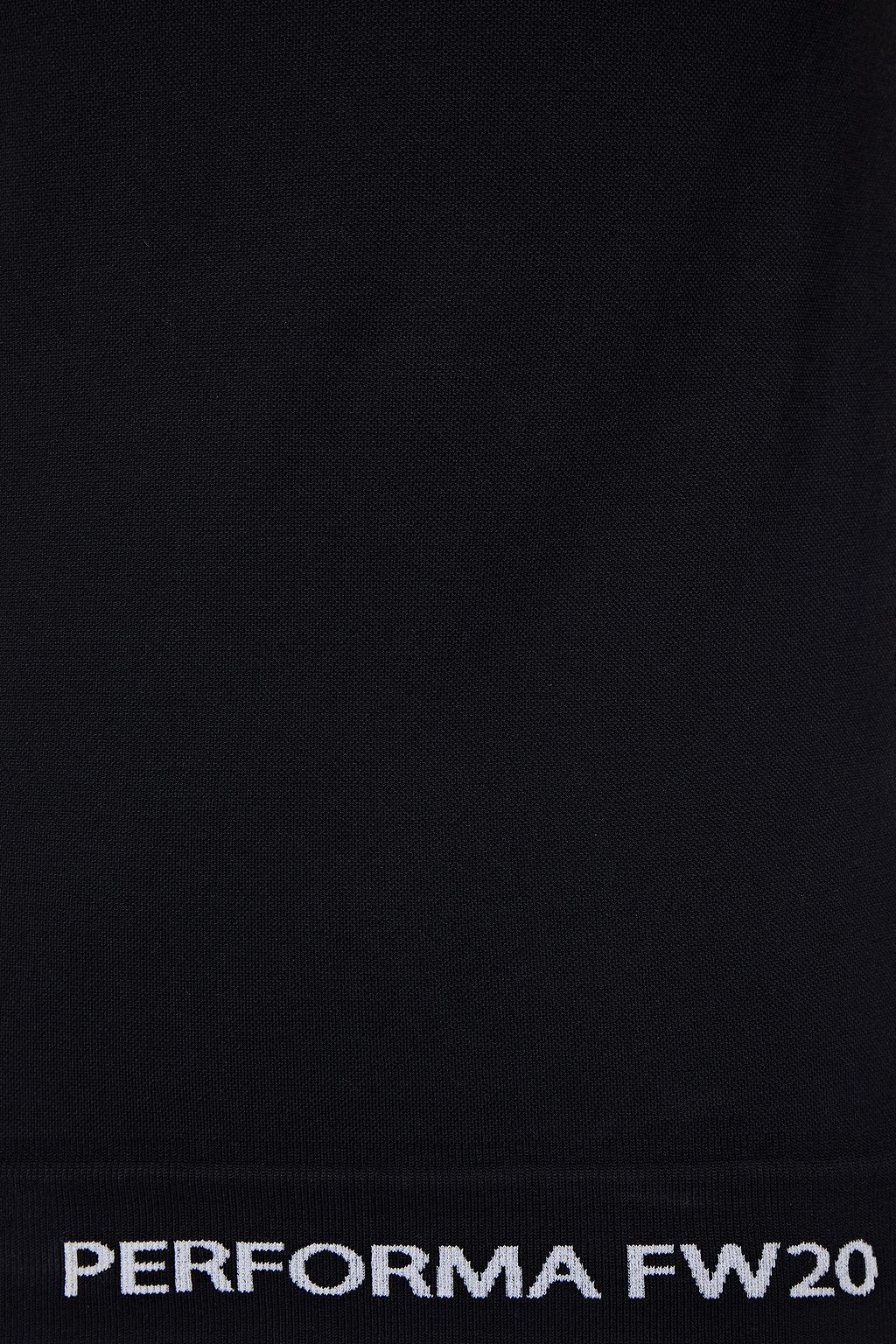 RICK OWENS Jacquard-trimmed stretch-knit top