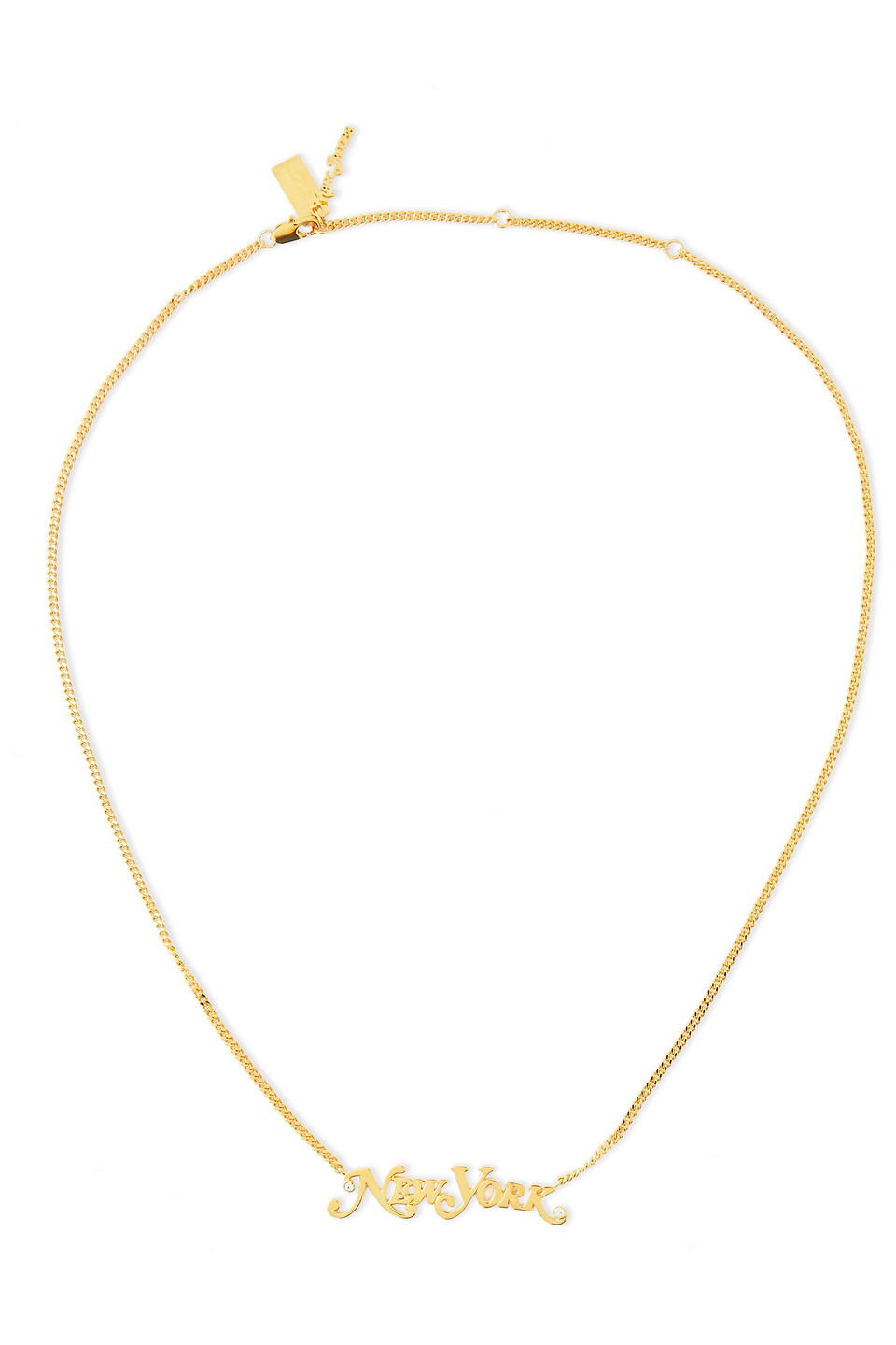 Marc Jacobs Woman Gold-tone Crystal Necklace Gold Size --
