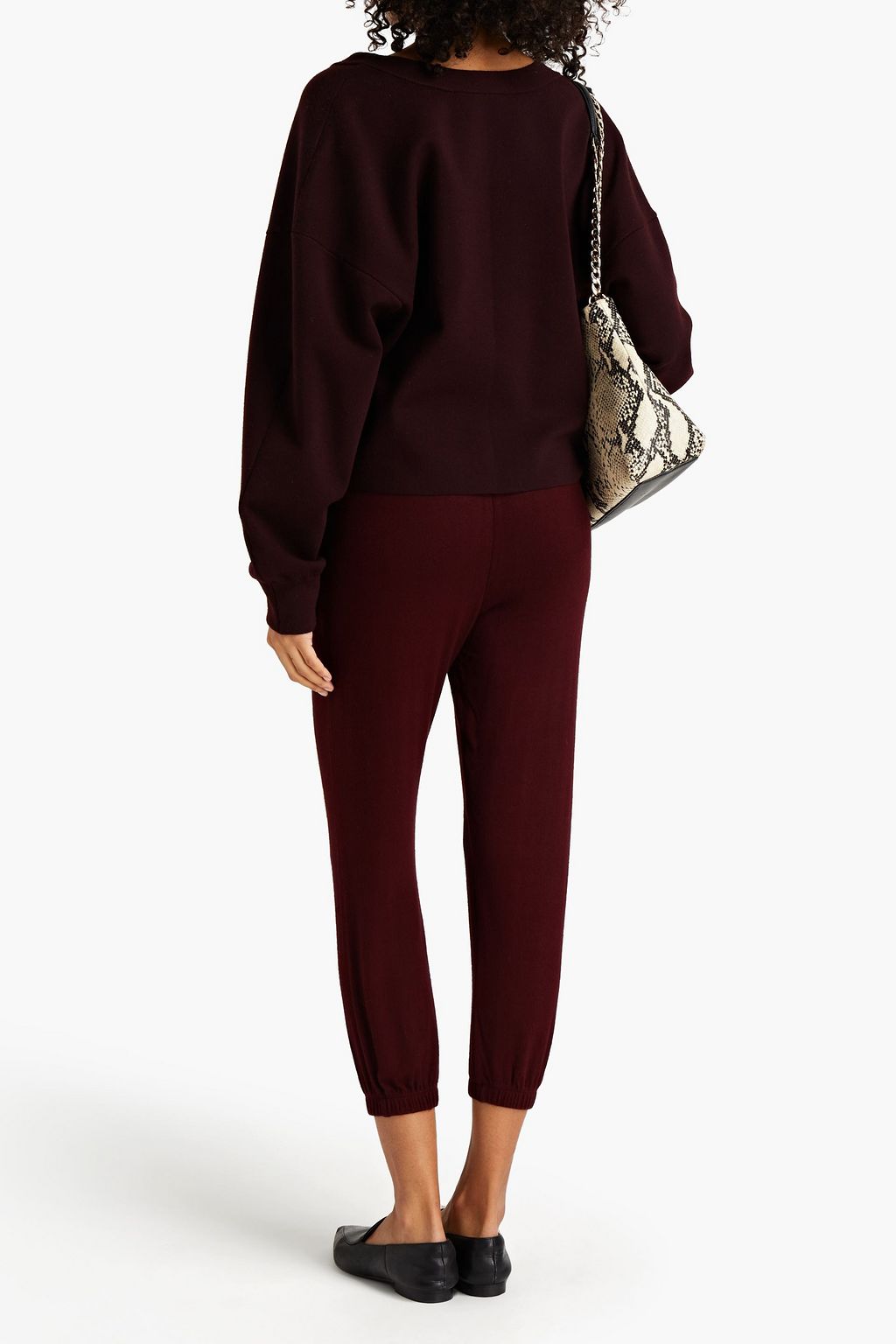 LESET Lori knitted track pants