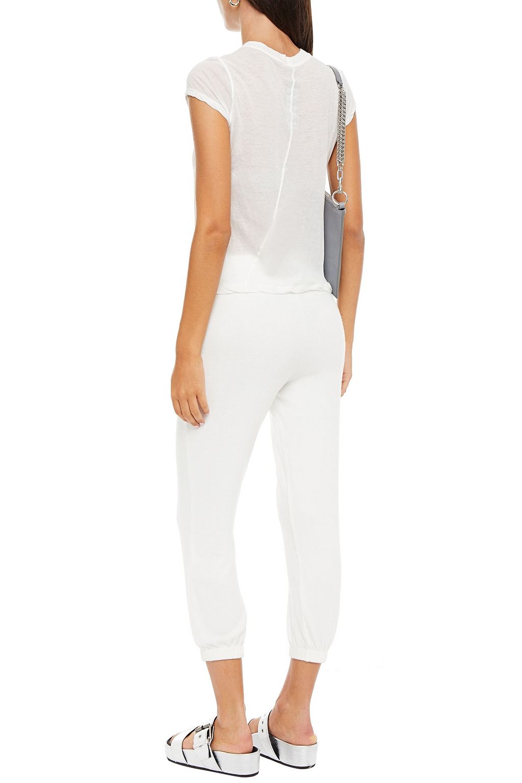 LESET Lori knitted track pants