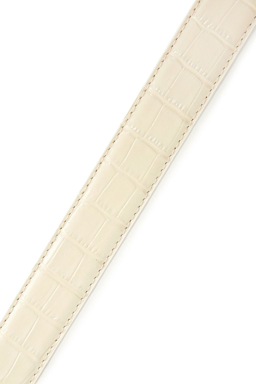 BOUGUESSA Diana croc-effect leather belt