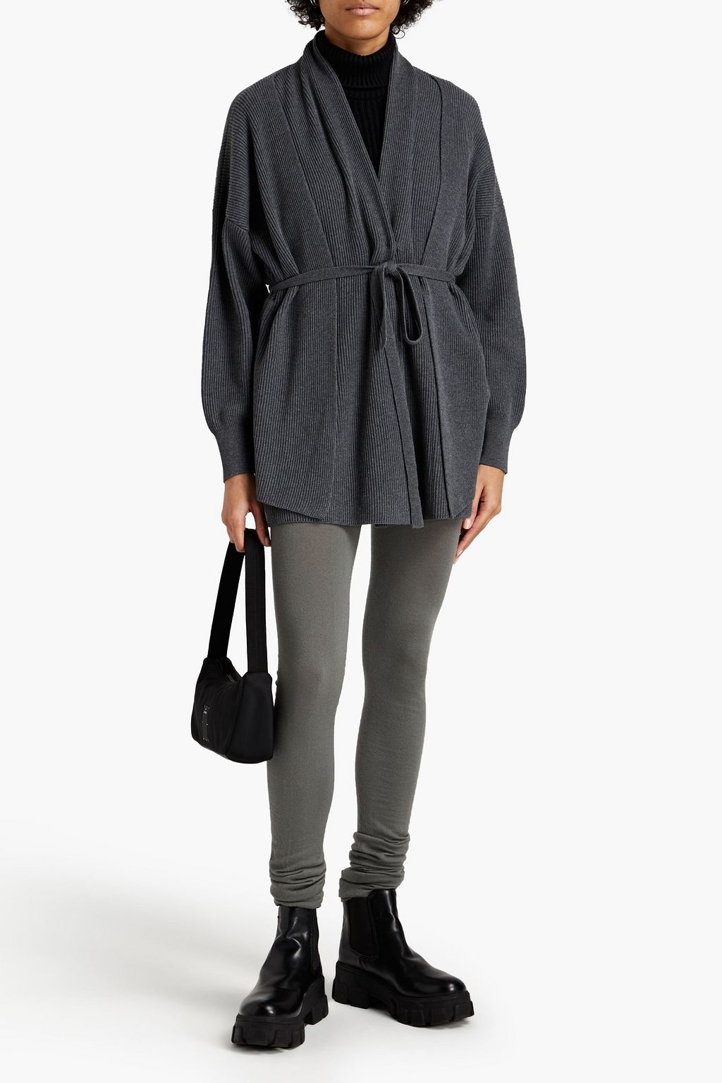 RICK OWENS Cashmere-blend leggings