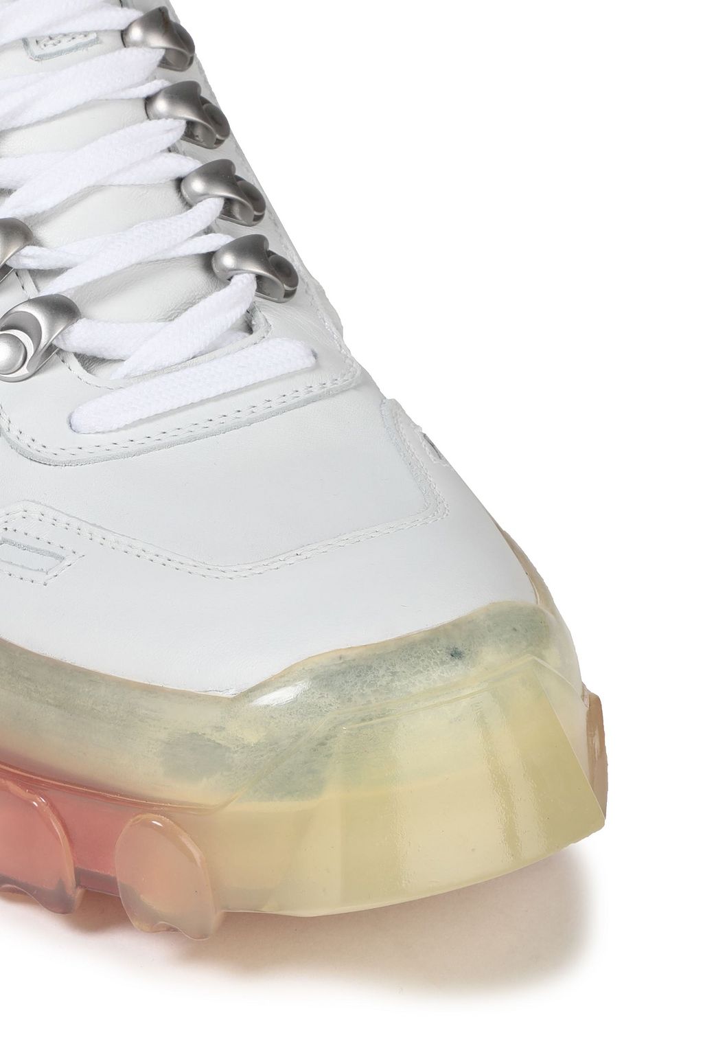 RICK OWENS Tractor leather sneakers