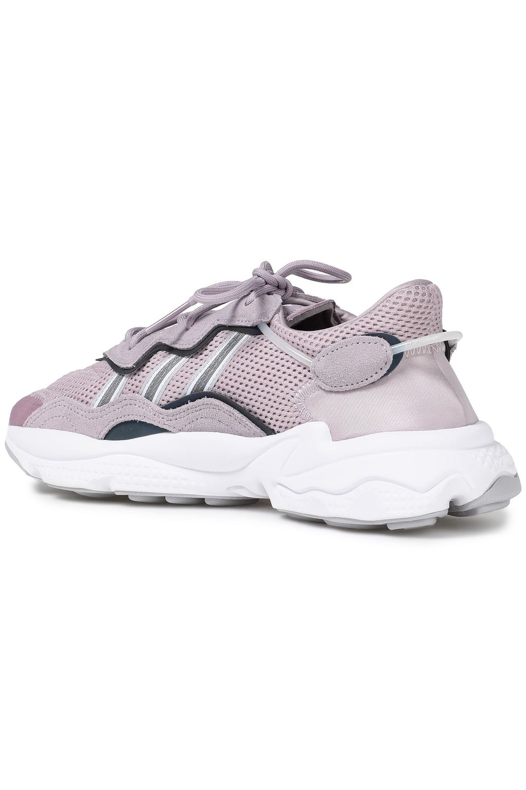 ADIDAS ORIGINALS Paneled mesh and scuba sneakers