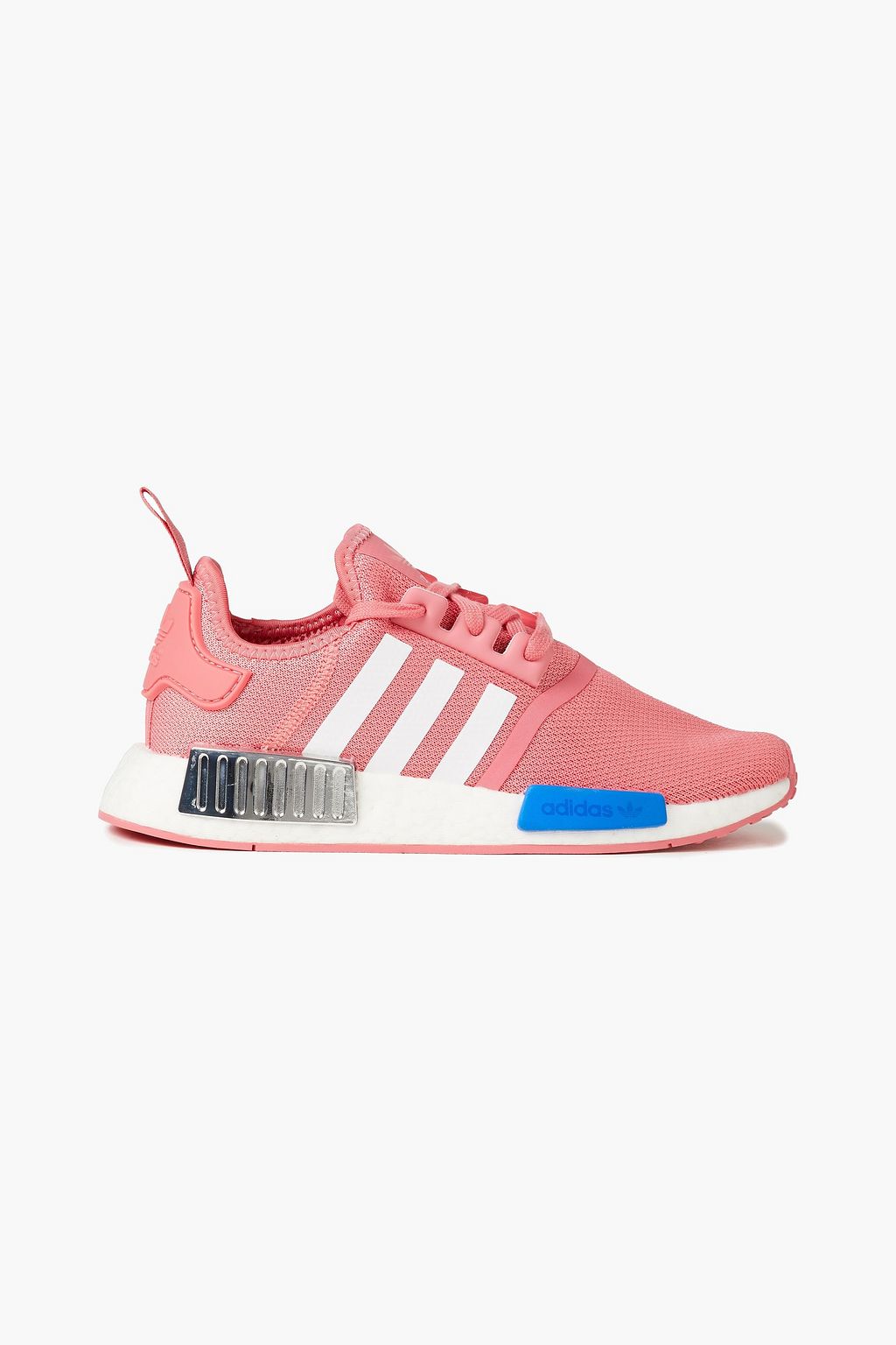 ピンク Nmd R1 Core ストライプストレッチメッシュ スニーカー Adidas Originals The Outnet