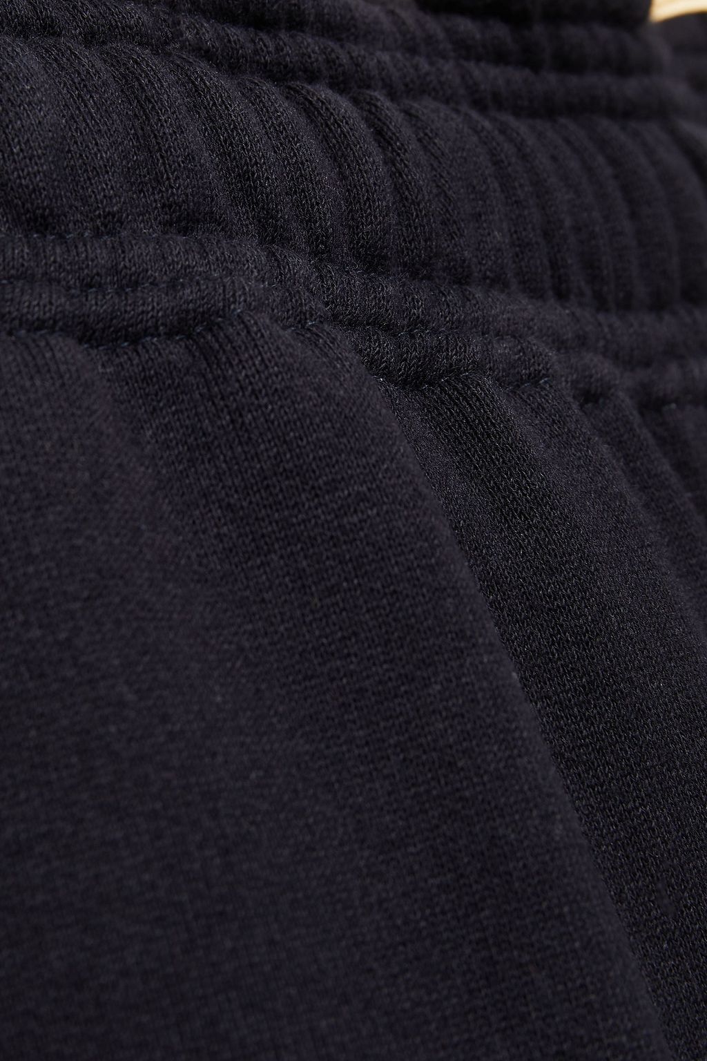 MARNI French cotton-terry wide-leg pants