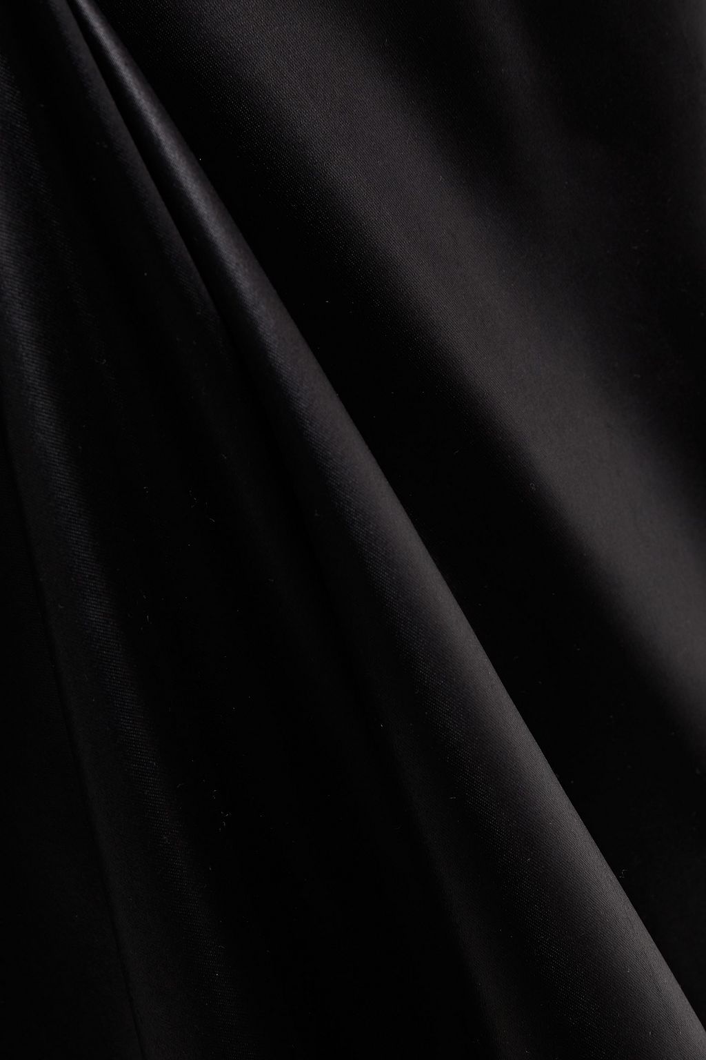 RICK OWENS Studded draped satin tunic