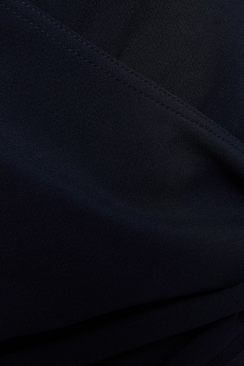 RICK OWENS Cropped cady wrap blouse