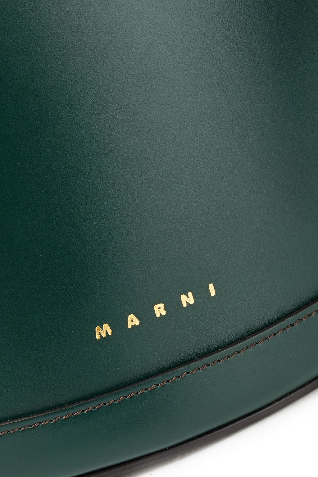 MARNI Two-tone leather bucket bag