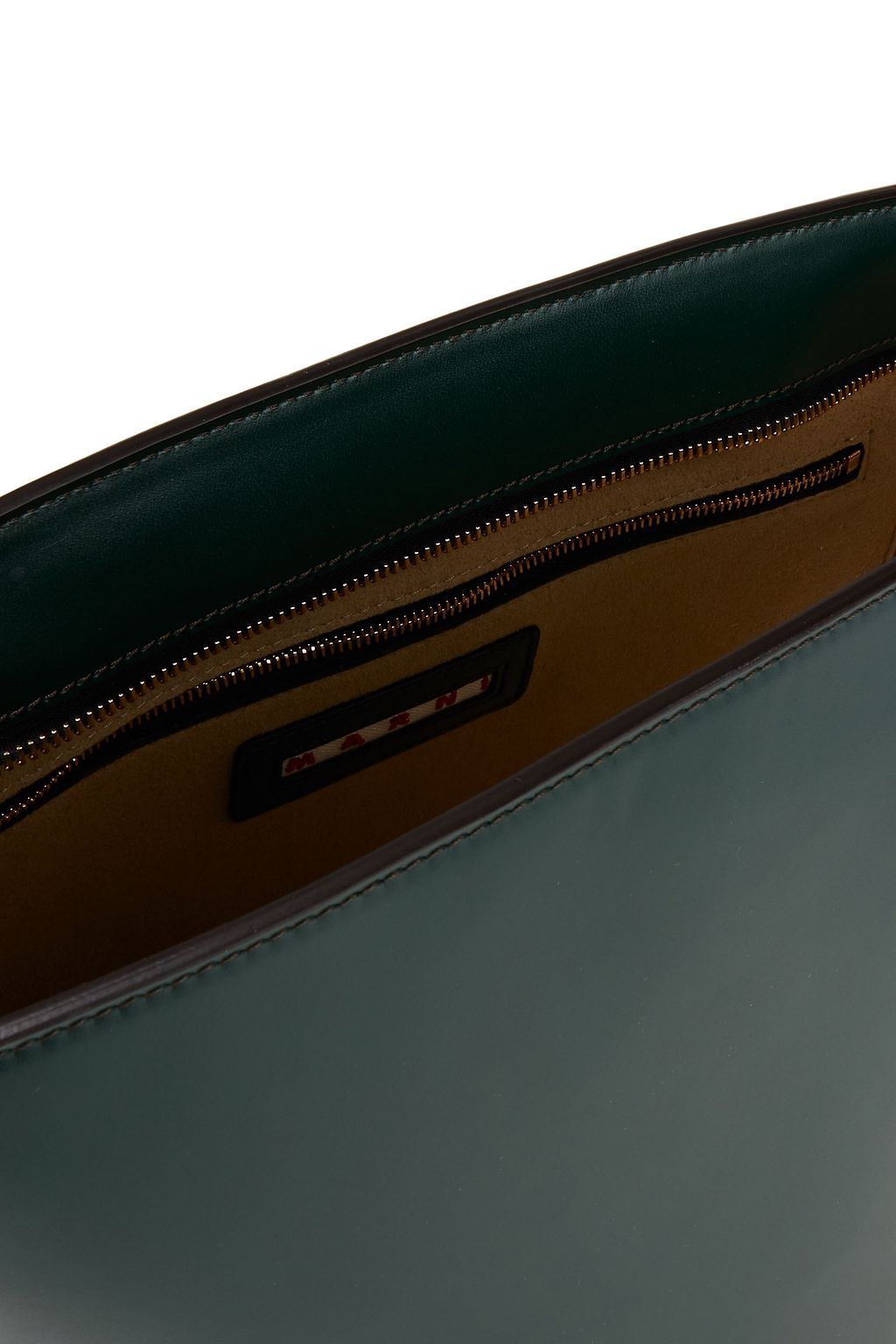 MARNI Two-tone leather bucket bag