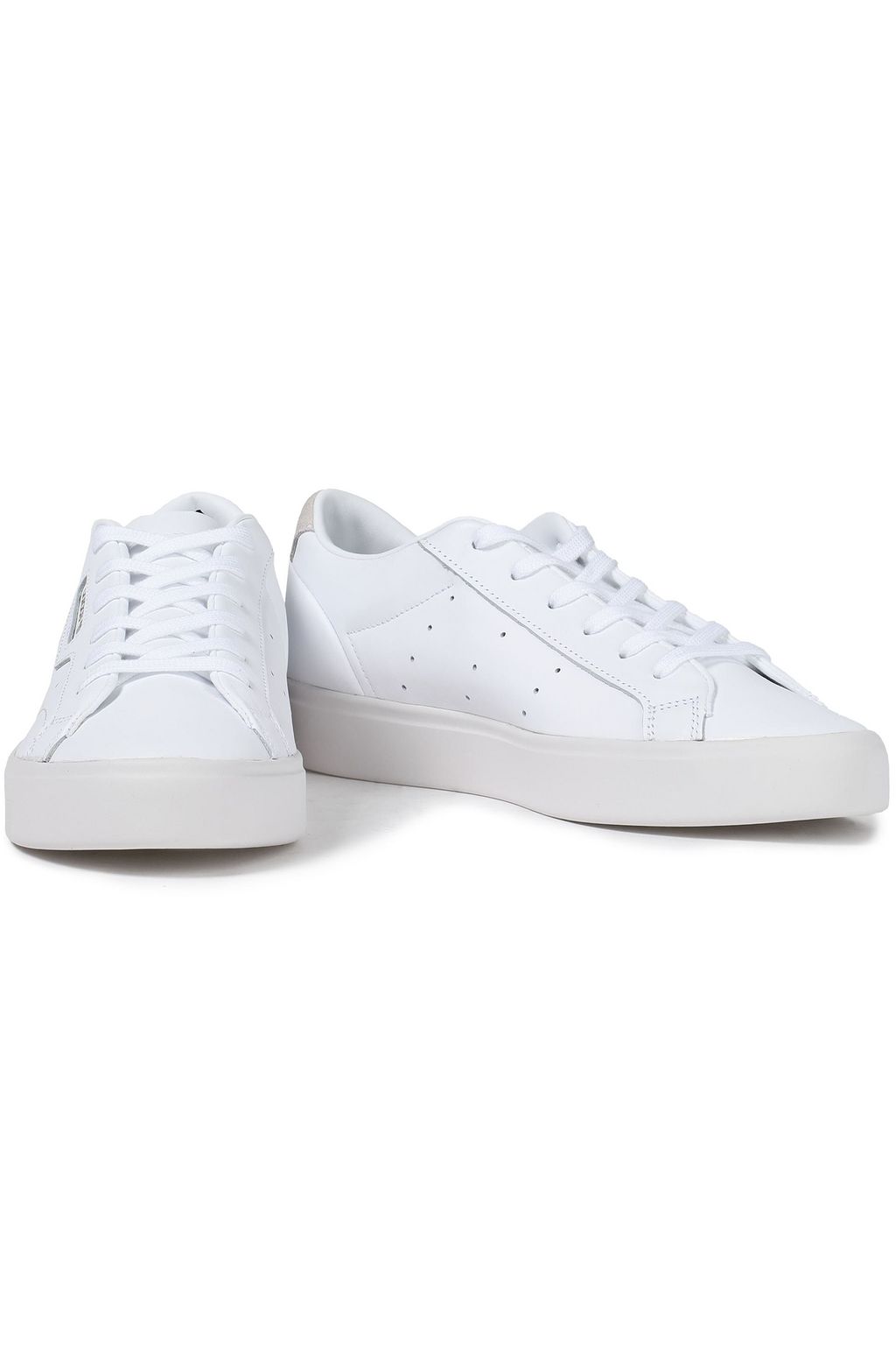 ADIDAS ORIGINALS Printed leather sneakers