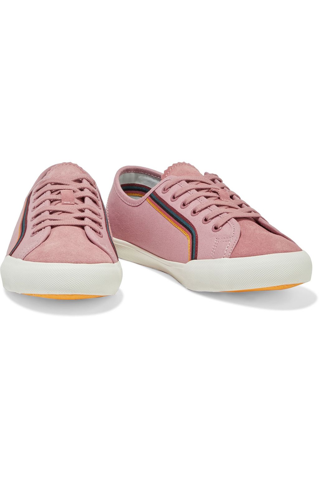 PS PAUL SMITH Nelson suede-trimmed canvas sneakers