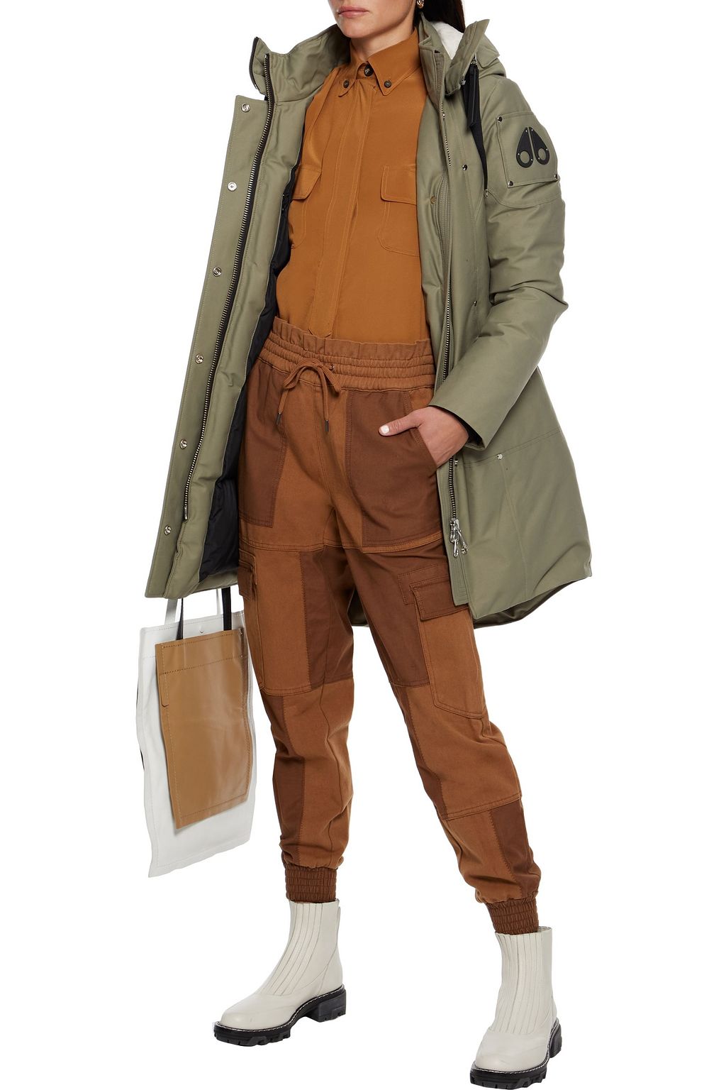MOOSE KNUCKLES Longue Rive cotton-blend shell parka