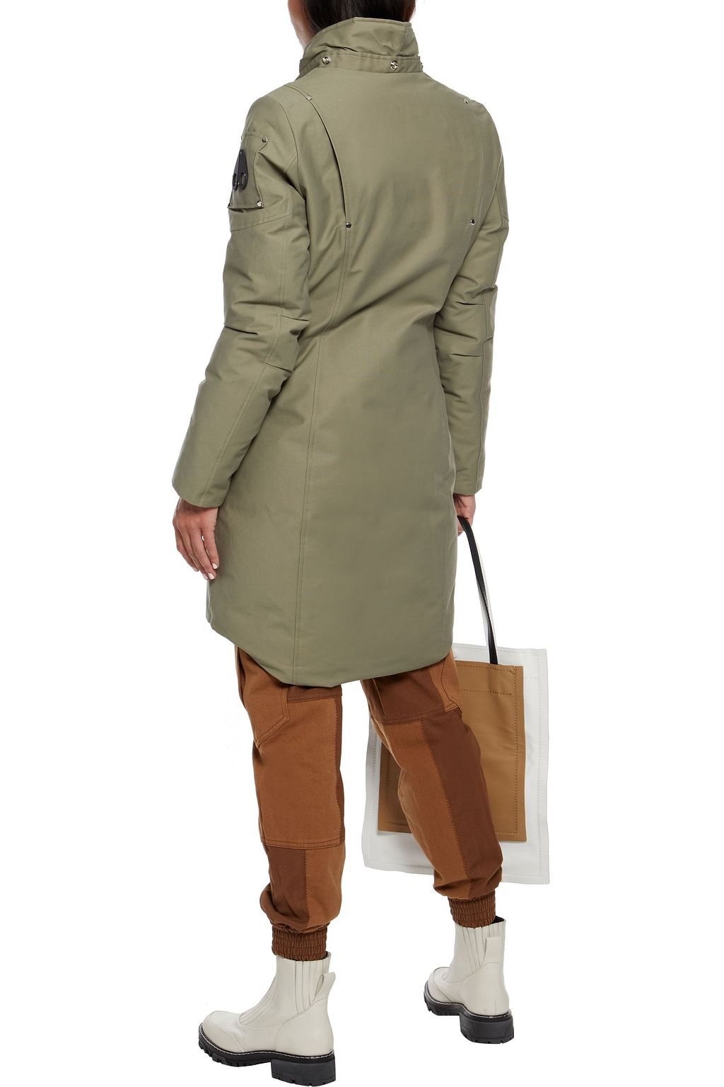 MOOSE KNUCKLES Longue Rive cotton-blend shell parka