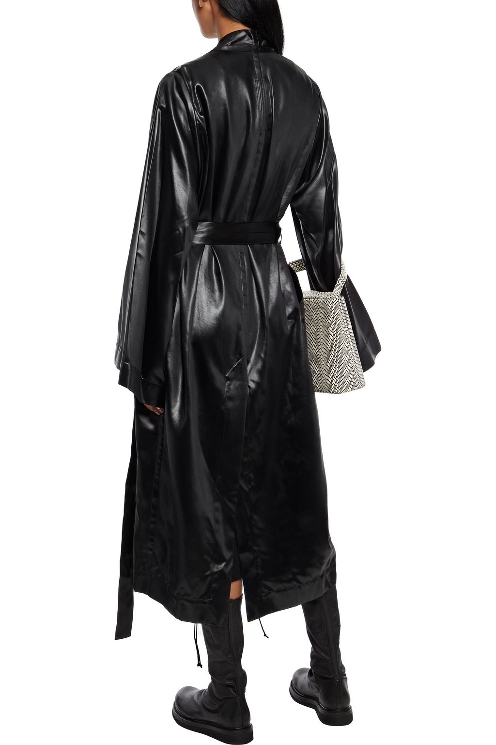 RICK OWENS Dagger satin kimono
