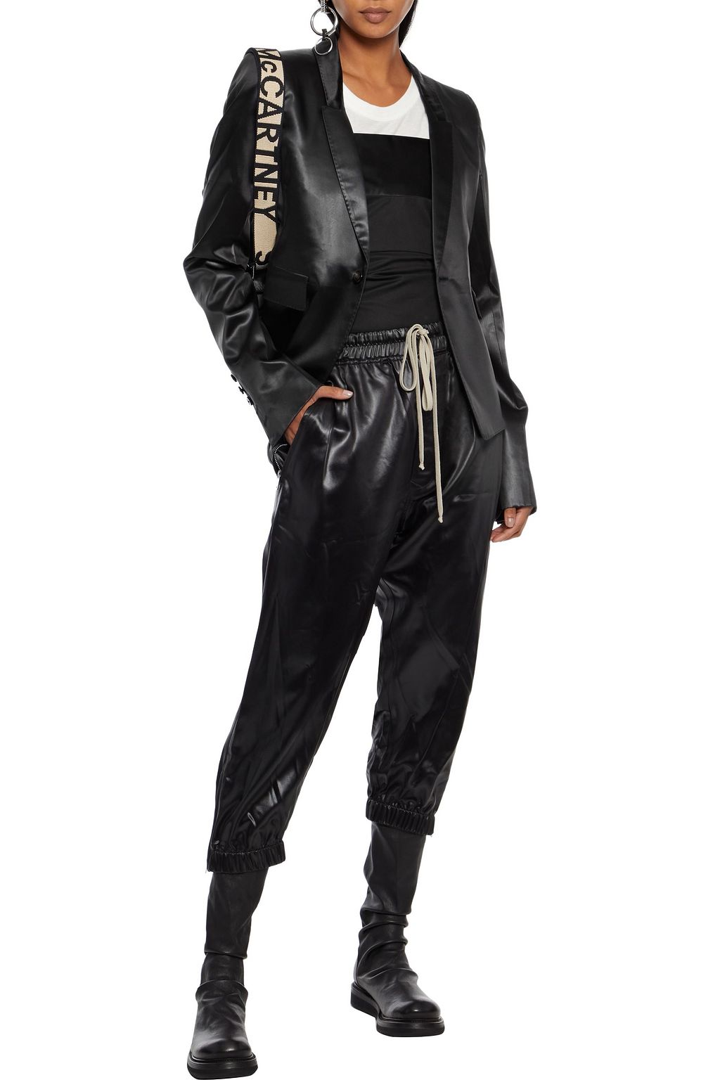 RICK OWENS 60CM satin blazer