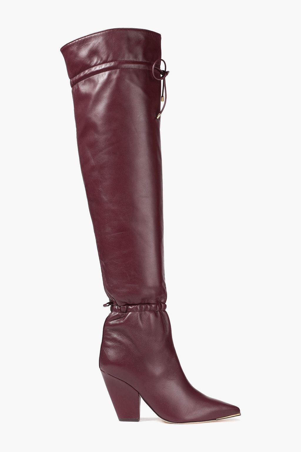 Burgundy Lila 90 gathered over-the-knee boots | TORY BURCH | THE OUTNET