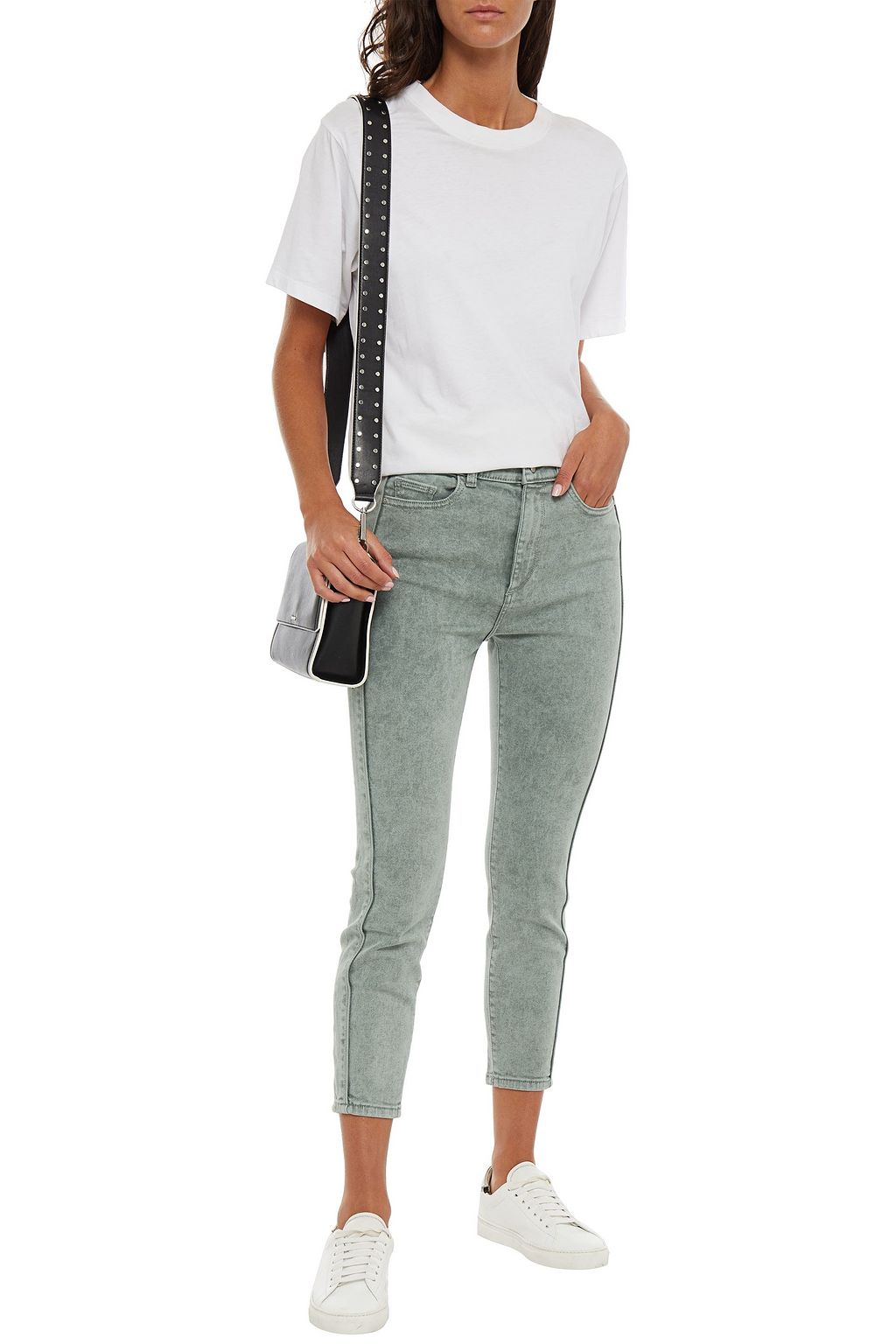 DL1961 Cropped high-rise skinny jeans