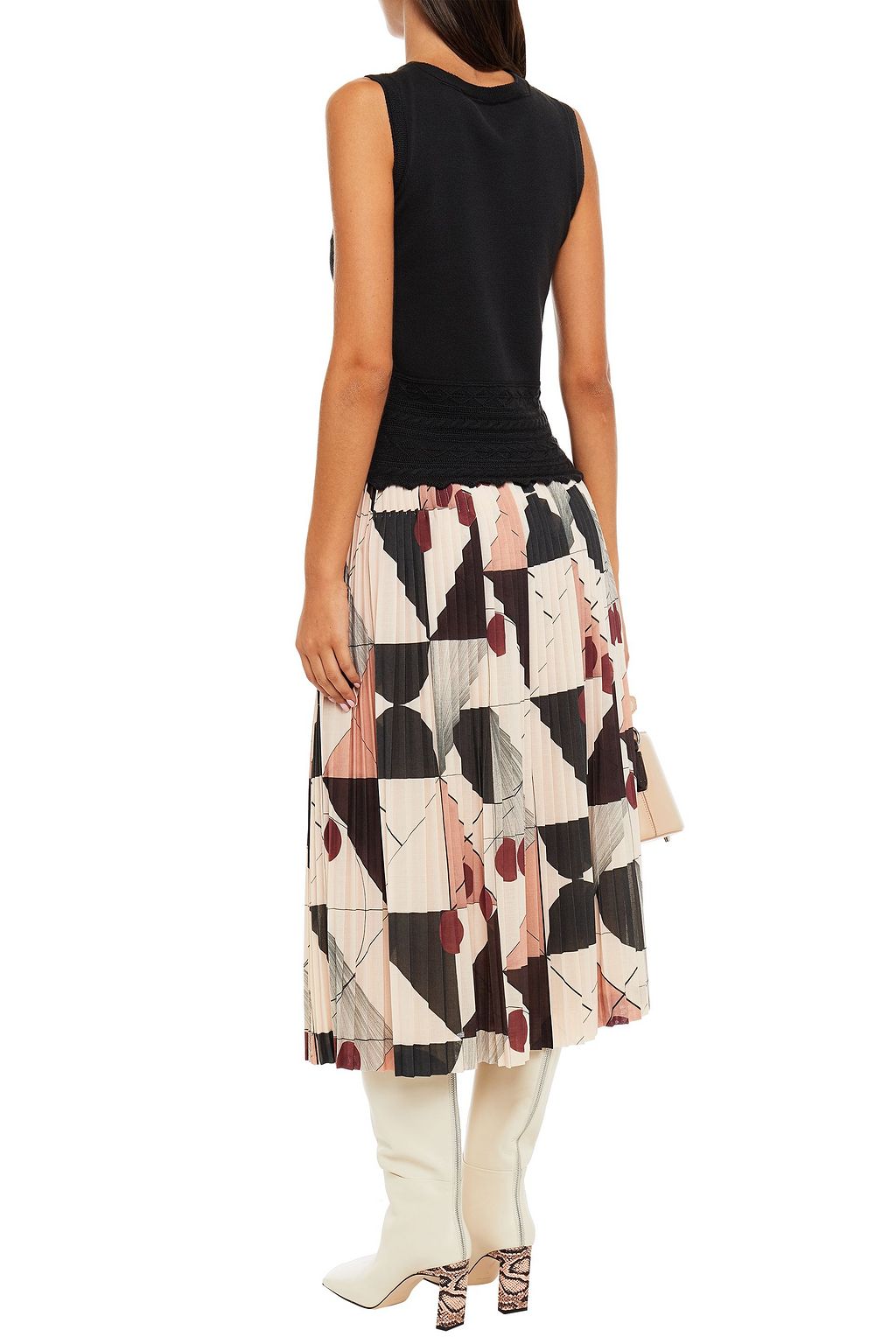 LORO PIANA Jacquard-knit top