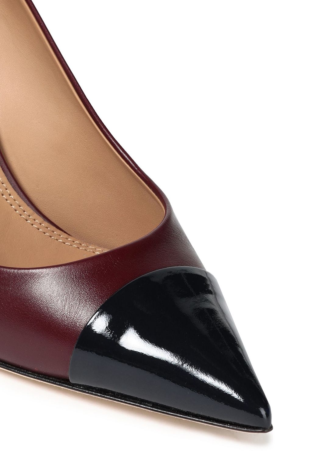 TORY BURCH Two-tone leather pumps