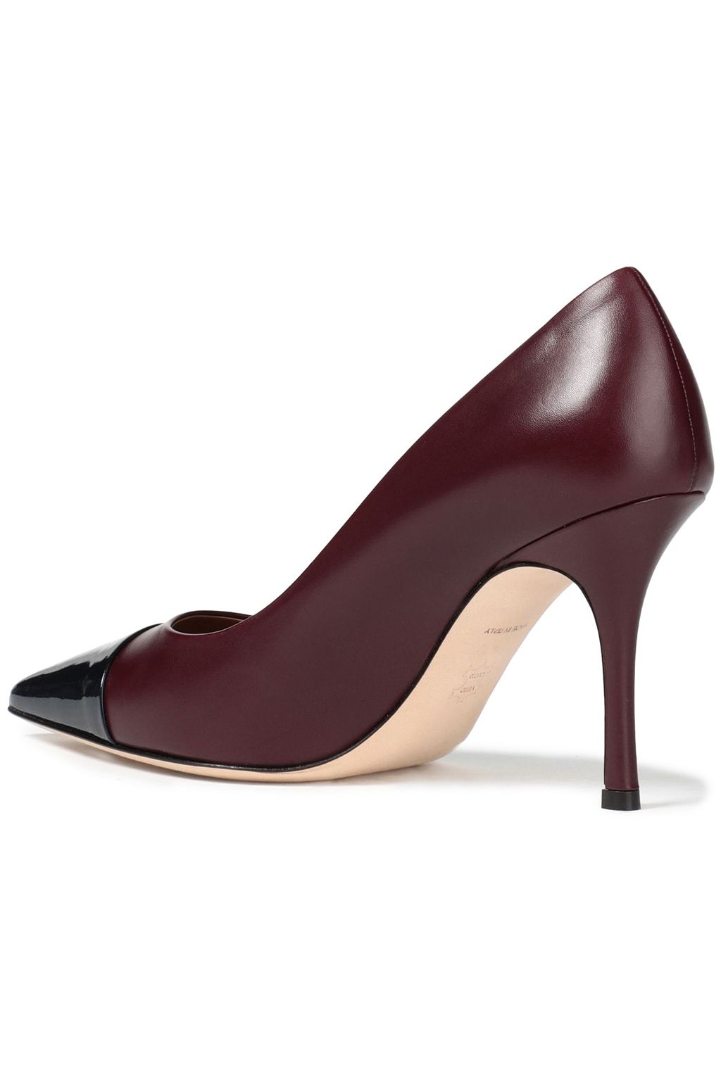TORY BURCH Two-tone leather pumps
