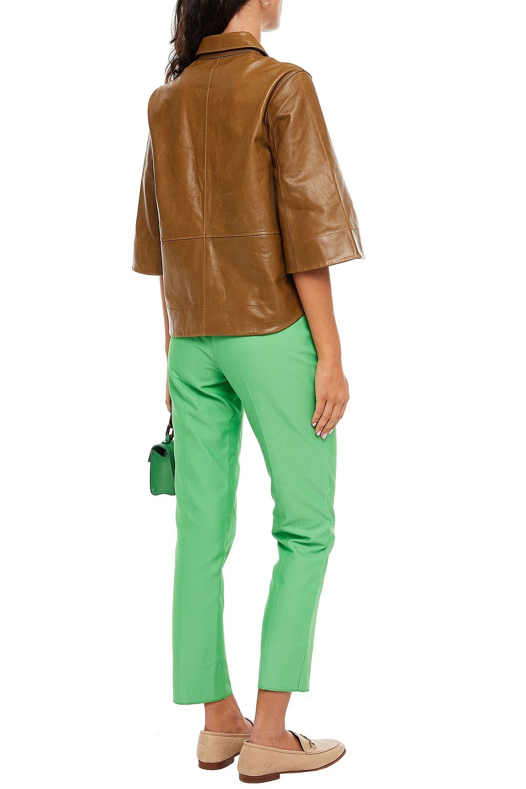 GANNI Leather shirt