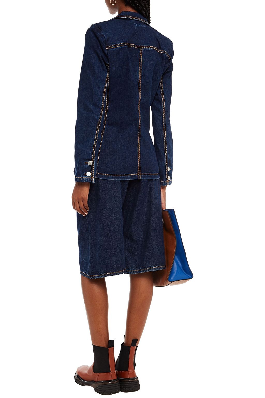 GANNI Denim blazer