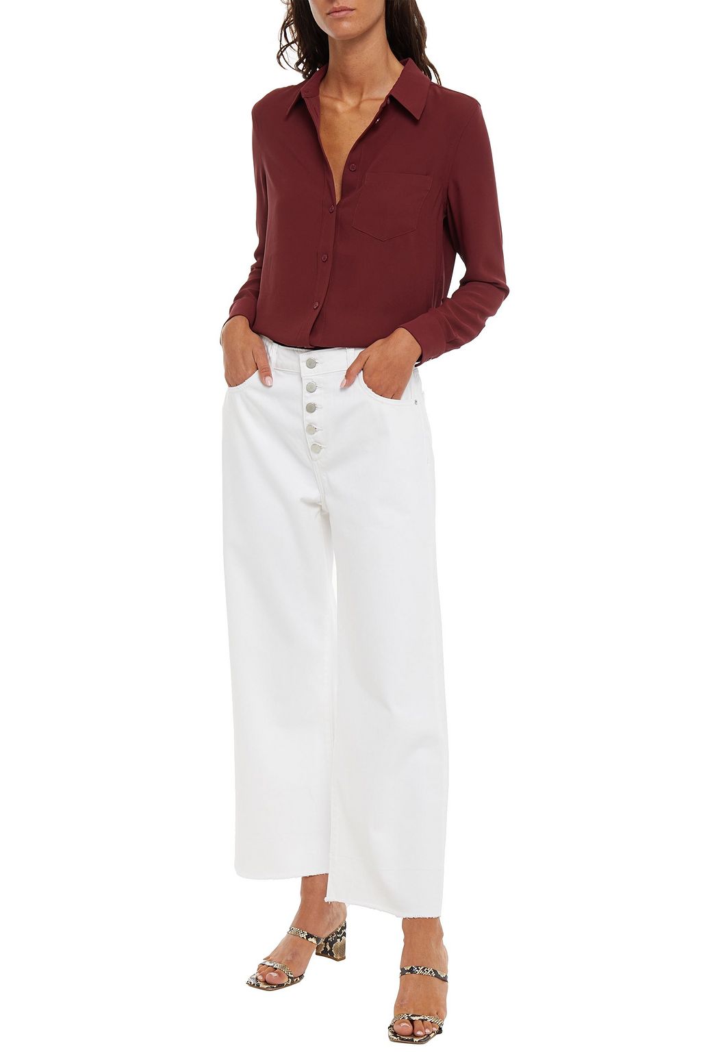DL1961 High-rise wide-leg jeans