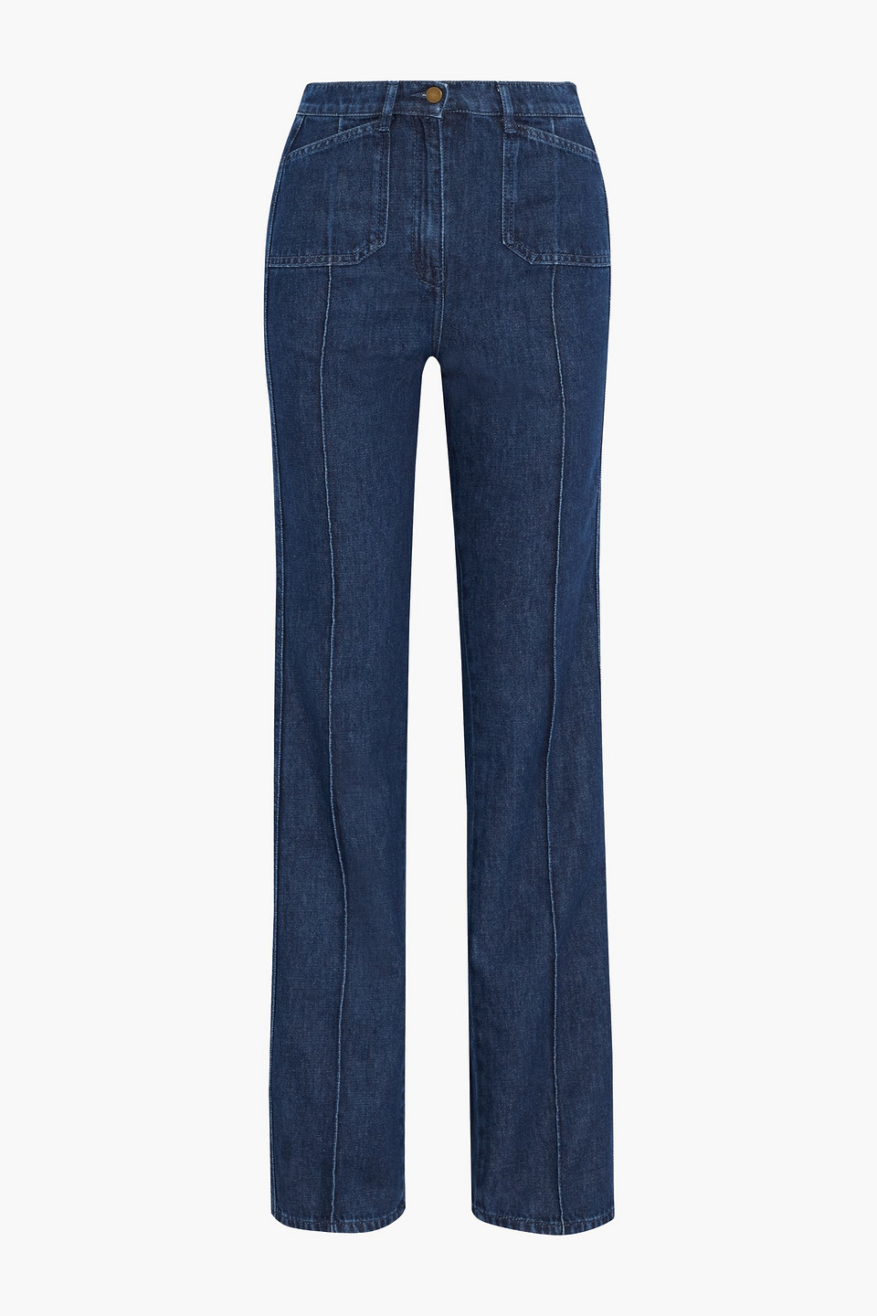 Carole high-rise straight-leg jeans