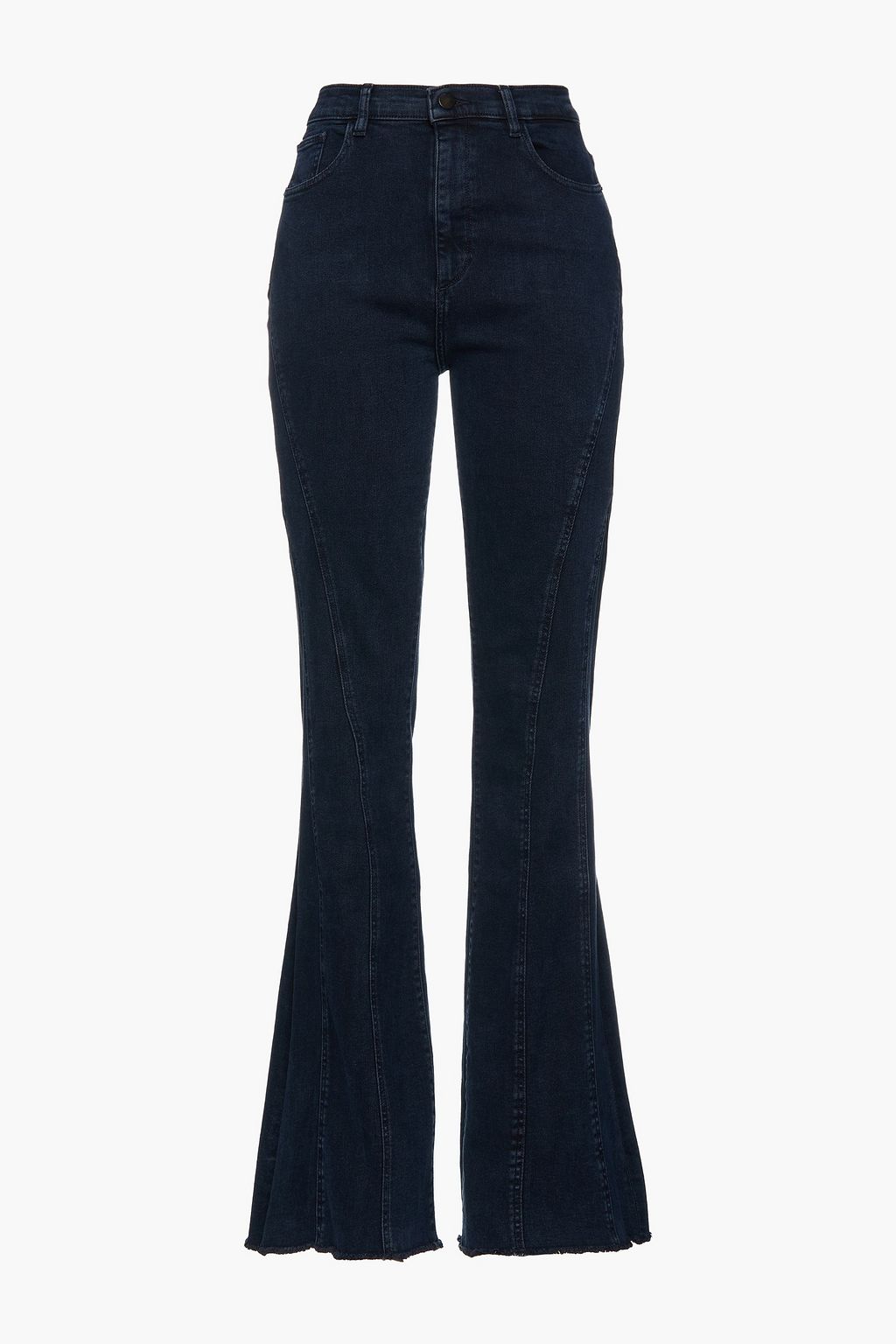 Dark denim High-rise flared jeans 