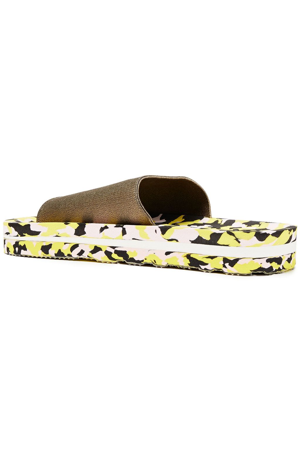 ACNE STUDIOS Metallic neoprene slides