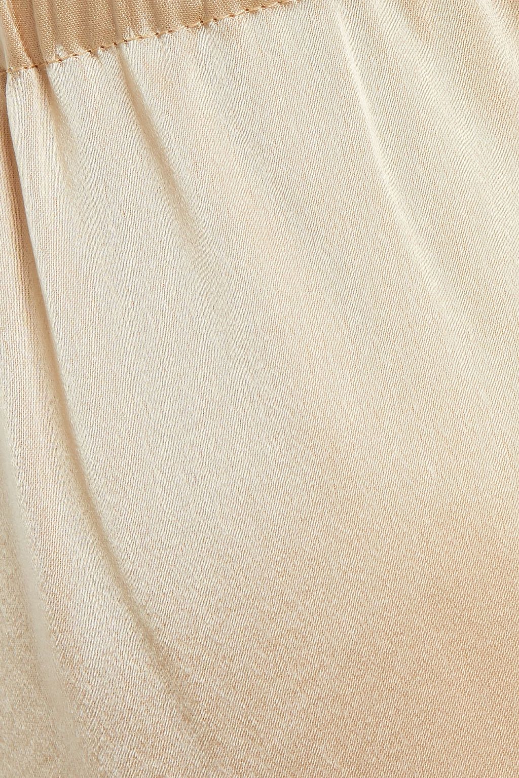 ST. JOHN Satin wide-leg pants