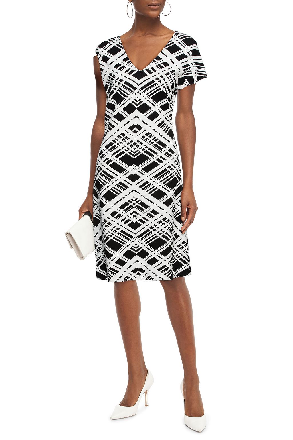 ST. JOHN Jacquardknit dress THE