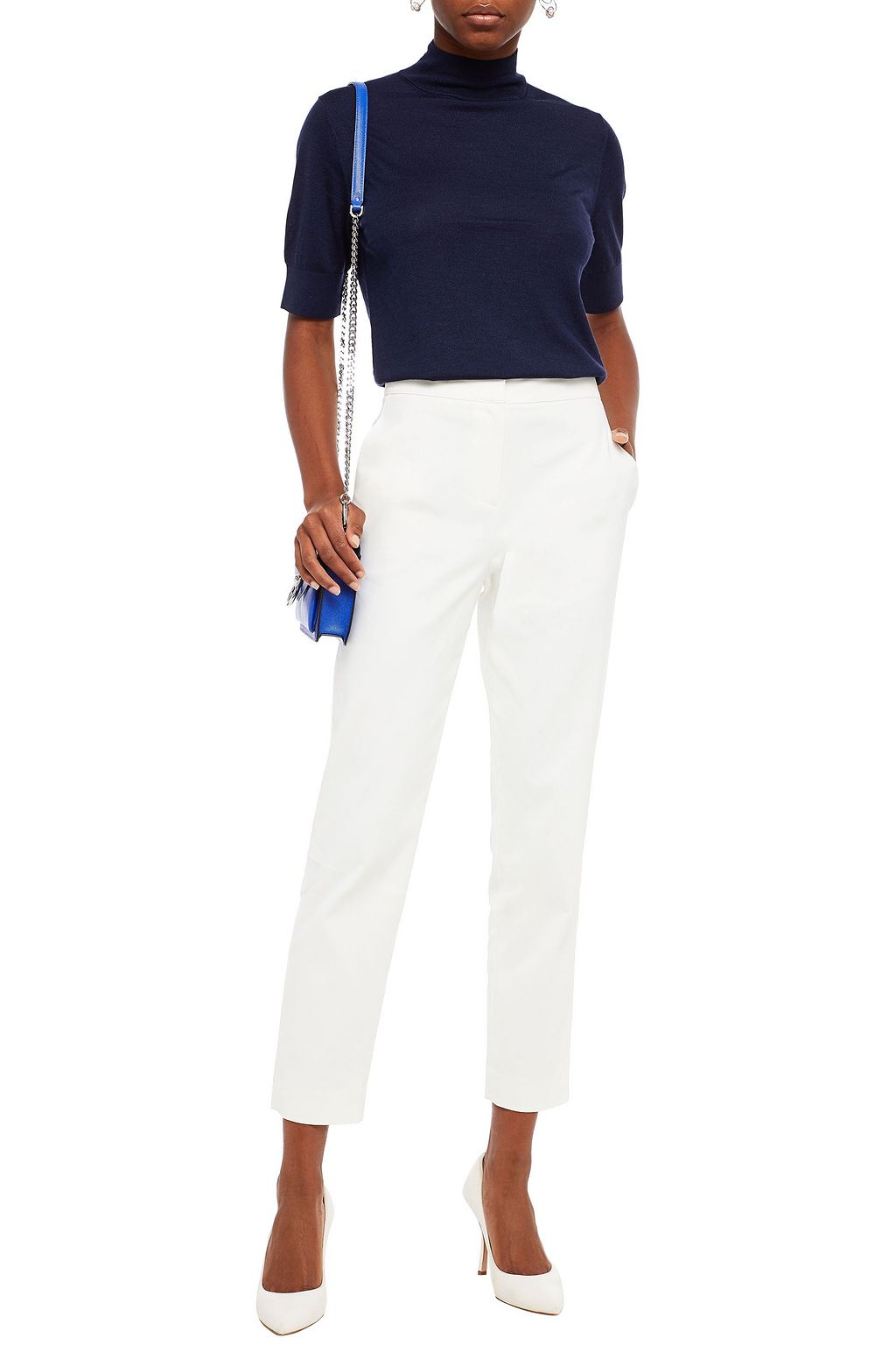 ST. JOHN Ponte slim-leg pants
