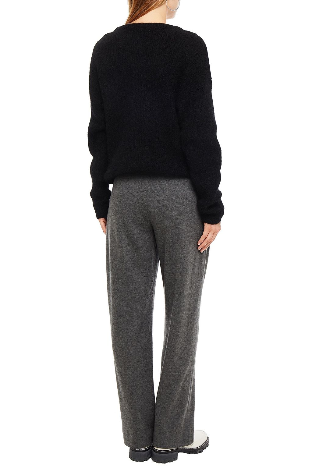 RAG & BONE Pleated wool wide-leg pants