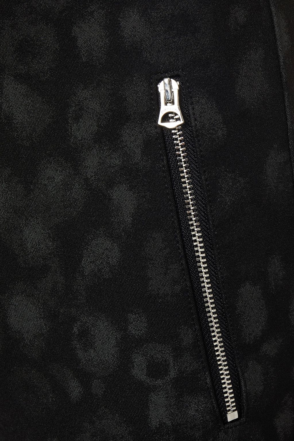 RAG & BONE Zip-detailed printed woven skinny pants