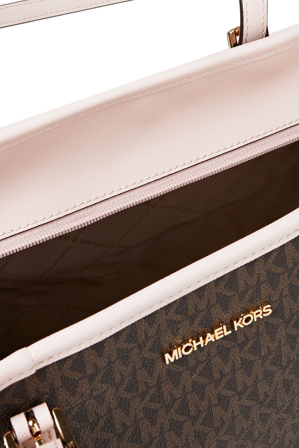 MICHAEL MICHAEL KORS ロゴプリントフェイクレザー トートバッグ