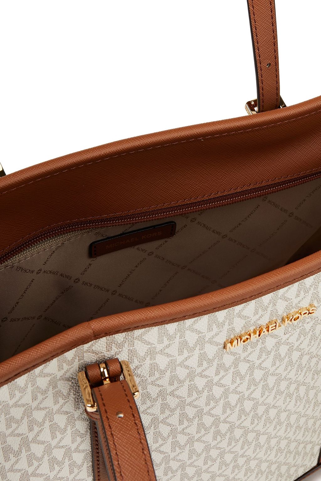 MICHAEL MICHAEL KORS ロゴプリントフェイクレザー トートバッグ