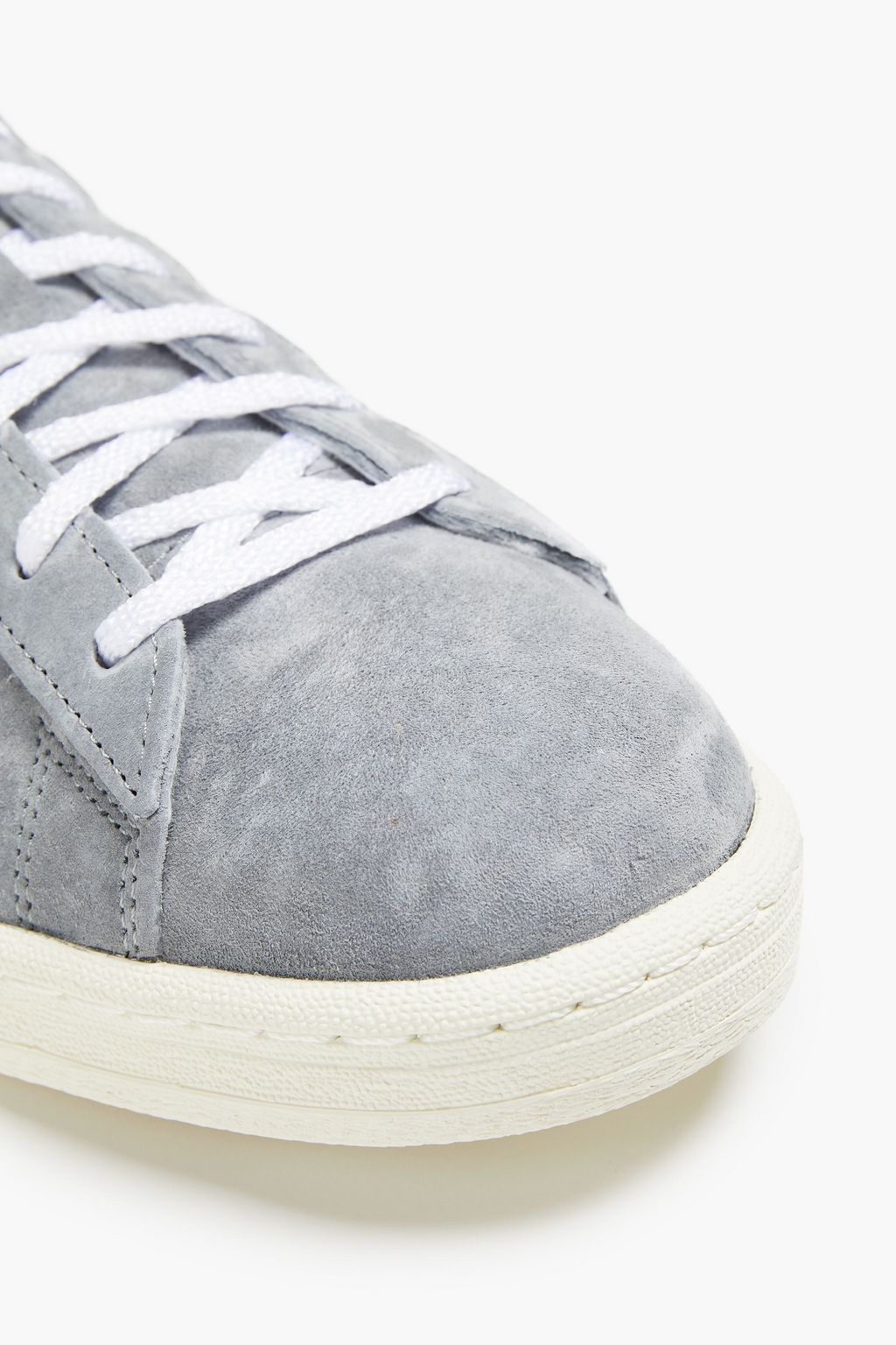 ADIDAS ORIGINALS Leather-trimmed suede sneakers