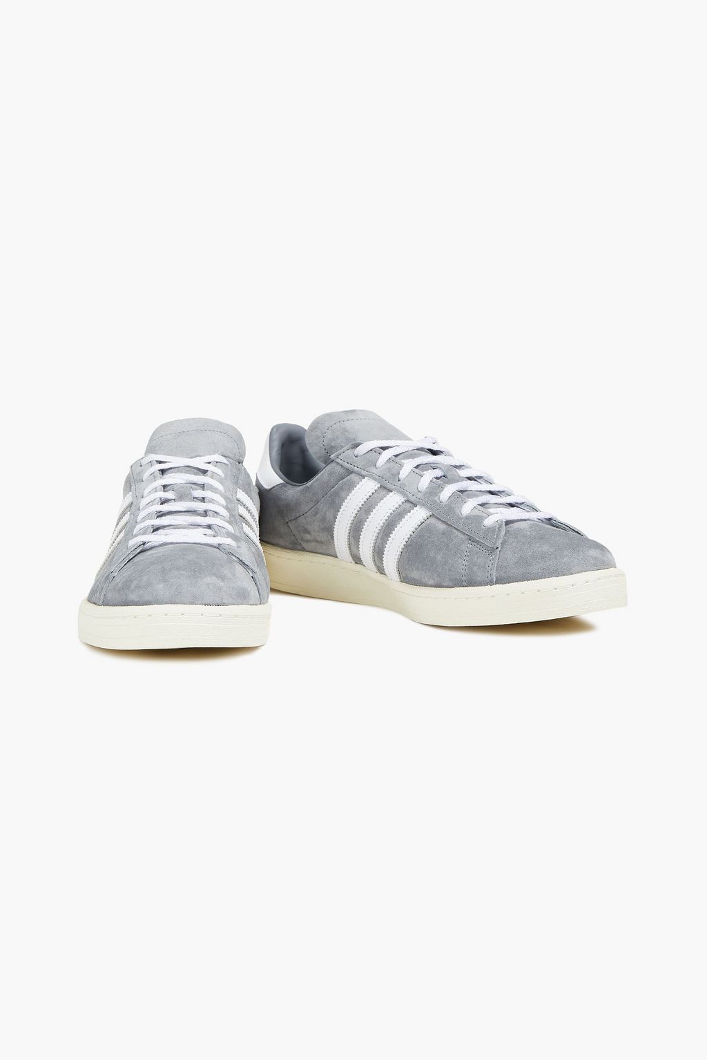 ADIDAS ORIGINALS Leather-trimmed suede sneakers
