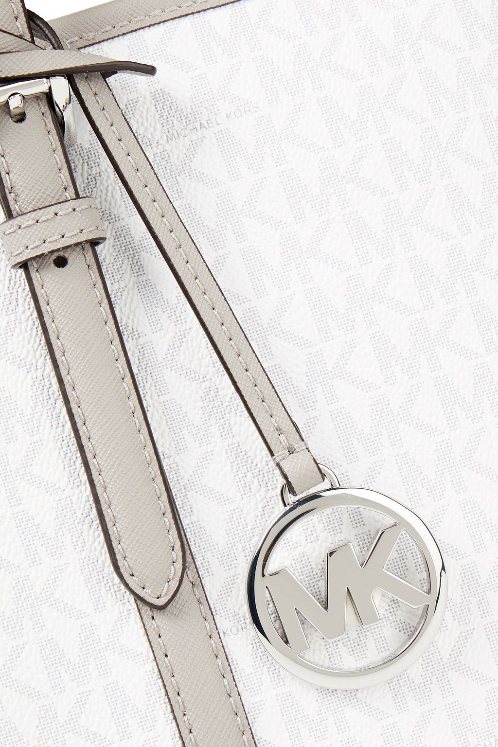 MICHAEL MICHAEL KORS ロゴプリントテクスチャードレザー トートバッグ