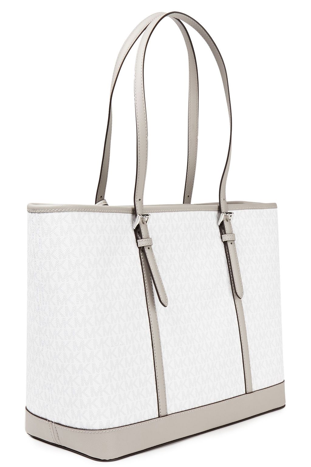 MICHAEL MICHAEL KORS ロゴプリントテクスチャードレザー トートバッグ