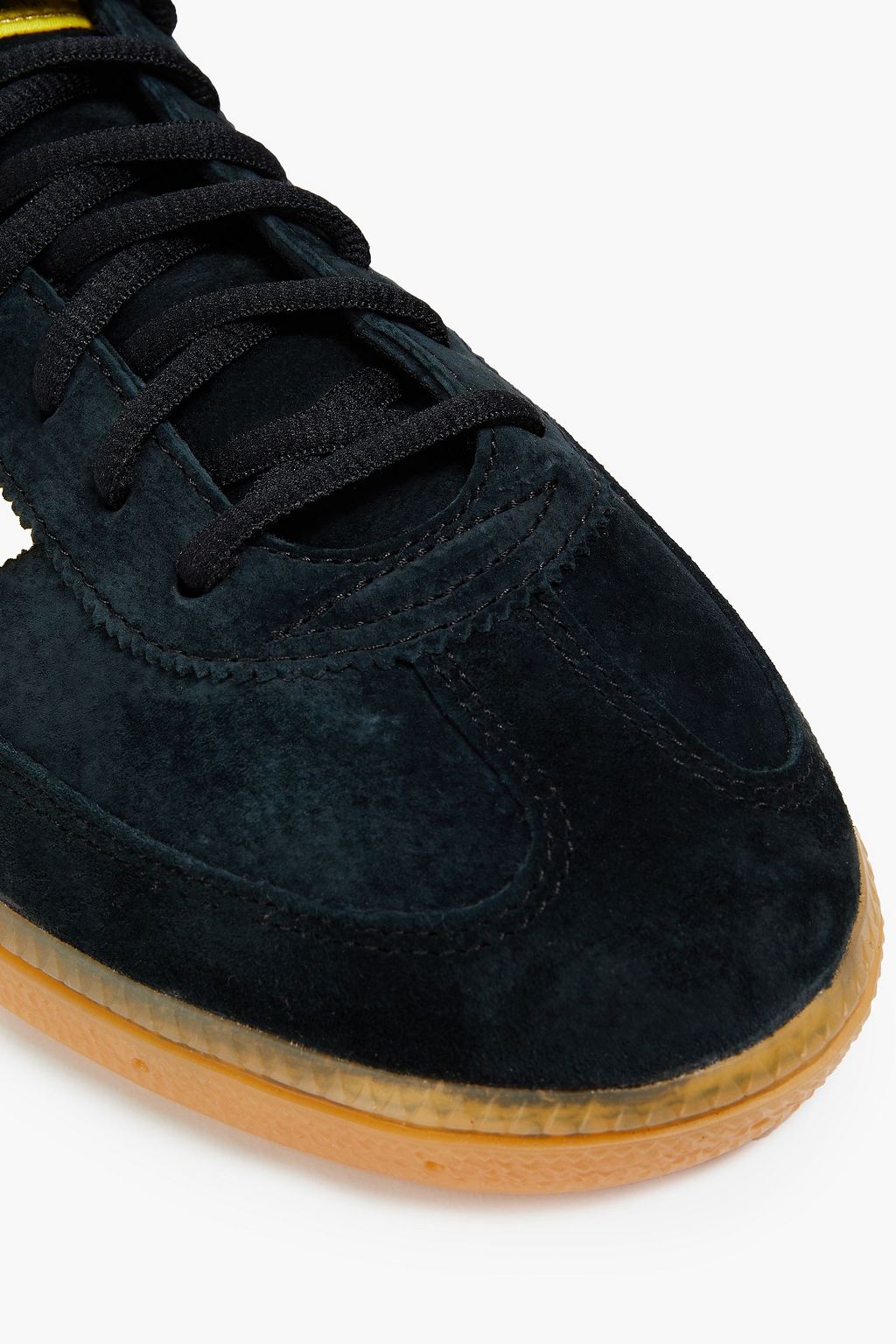 ADIDAS ORIGINALS Leather-trimmed suede sneakers