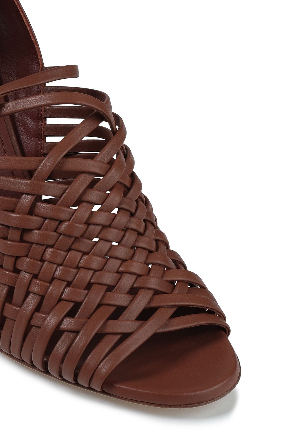 LORO PIANA Braided leather sandals