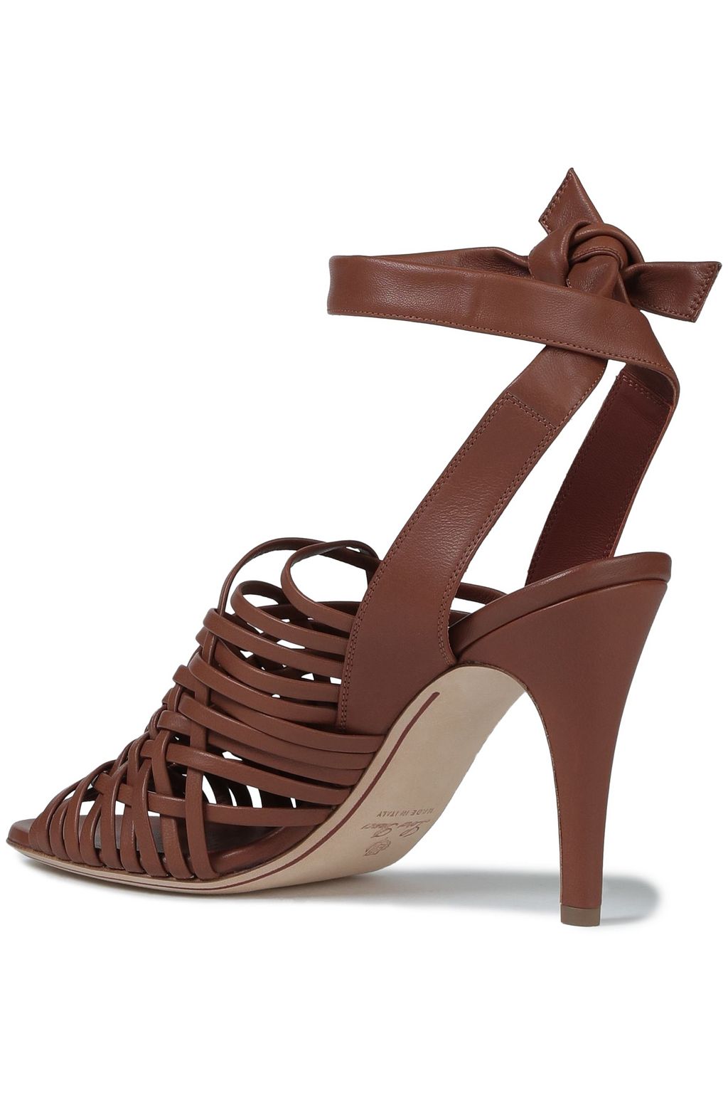 LORO PIANA Braided leather sandals