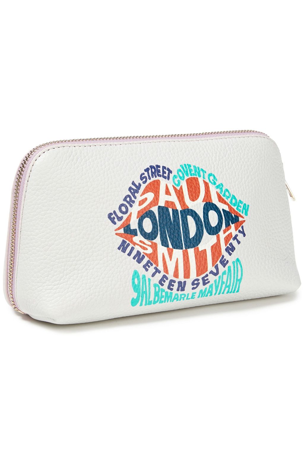 PAUL SMITH Printed textured-leather cosmetics case